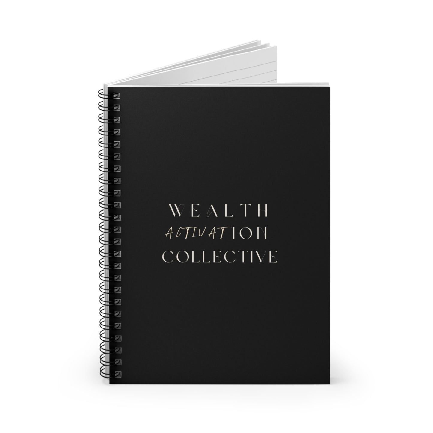 WEALTH ACTIVATION COLLECTIVE Spiral Notebook - 6" x 8"