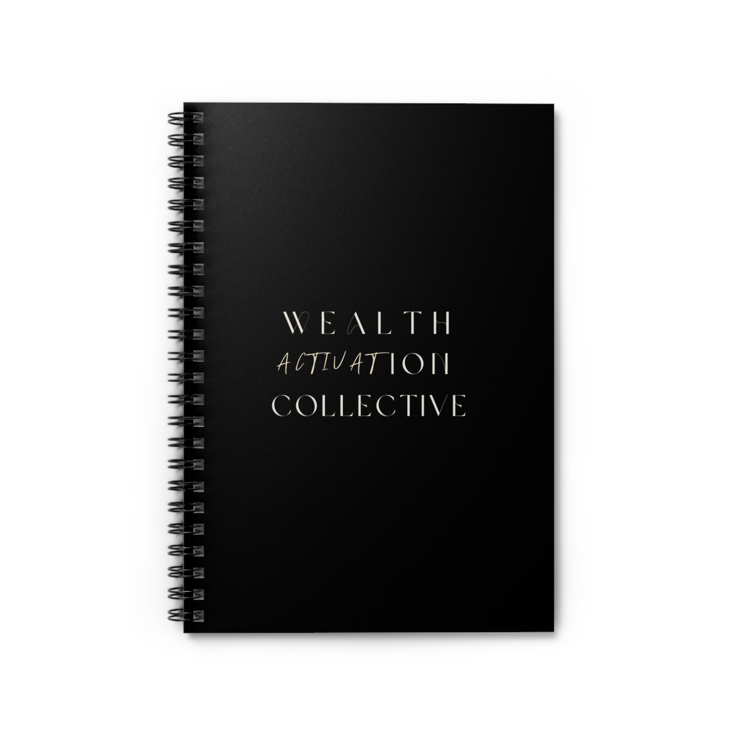 WEALTH ACTIVATION COLLECTIVE Spiral Notebook - 6" x 8"