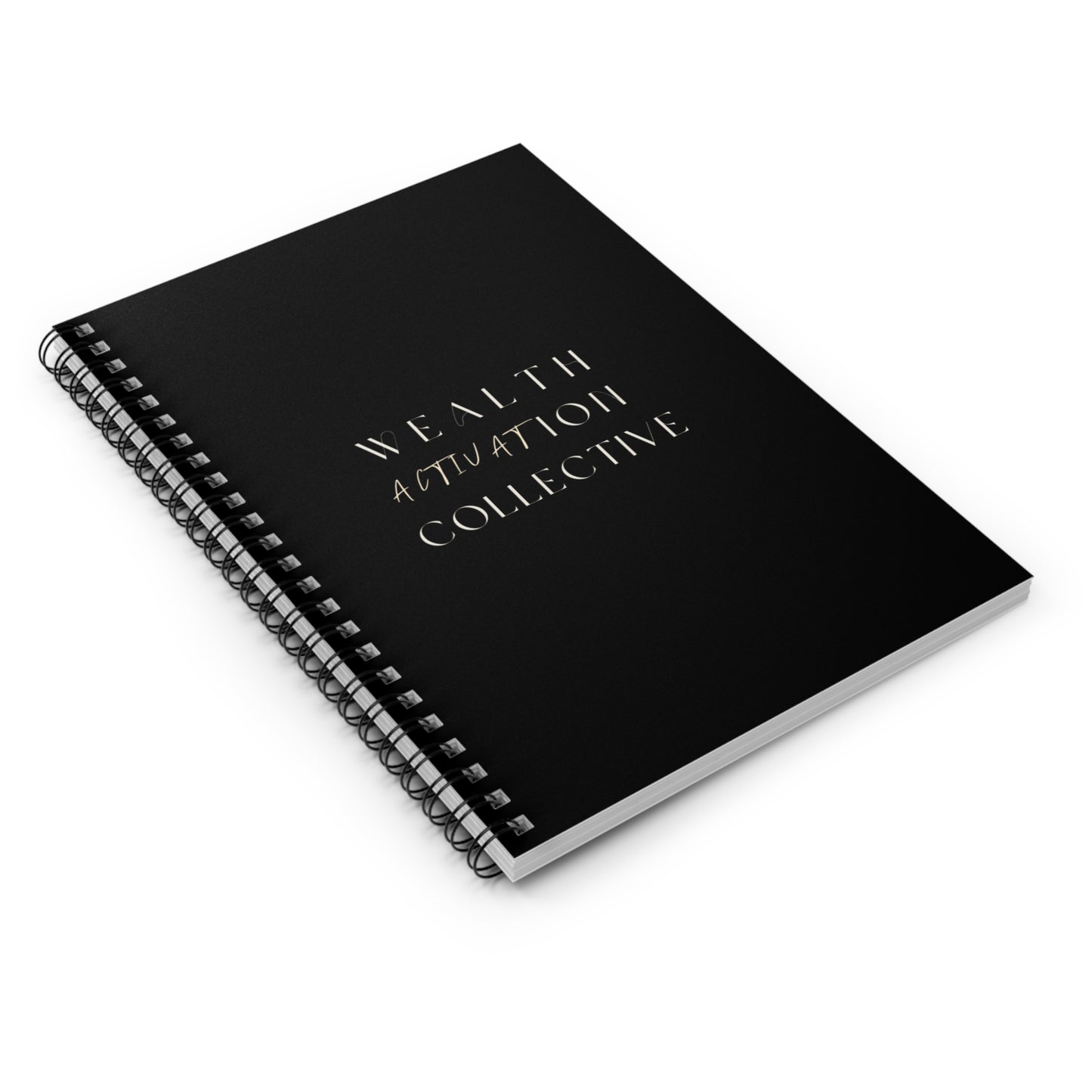 WEALTH ACTIVATION COLLECTIVE Spiral Notebook - 6" x 8"